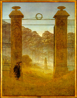 Cemetary at Dusk by Friedrich !!